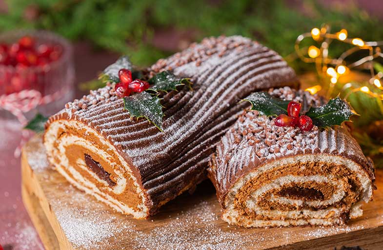 Dolci di Natale e tronchetti natalizi dolci e salati