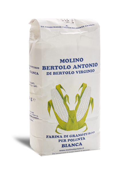 Maize flour for white polenta