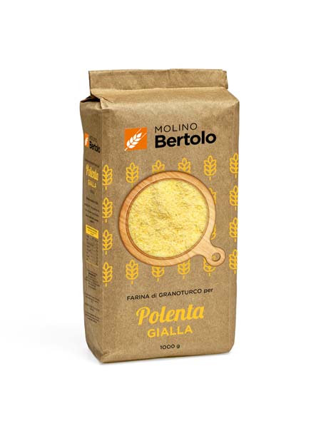 Farina di granoturco per polenta gialla